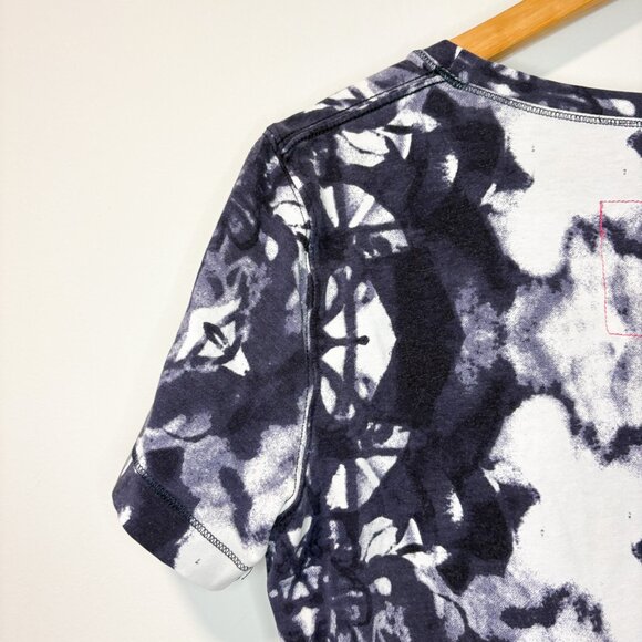 Lululemon Every Yogi Tee Ink Blot Print Size 8 Shibori Style (Read Measurements) - Picture 7 of 7